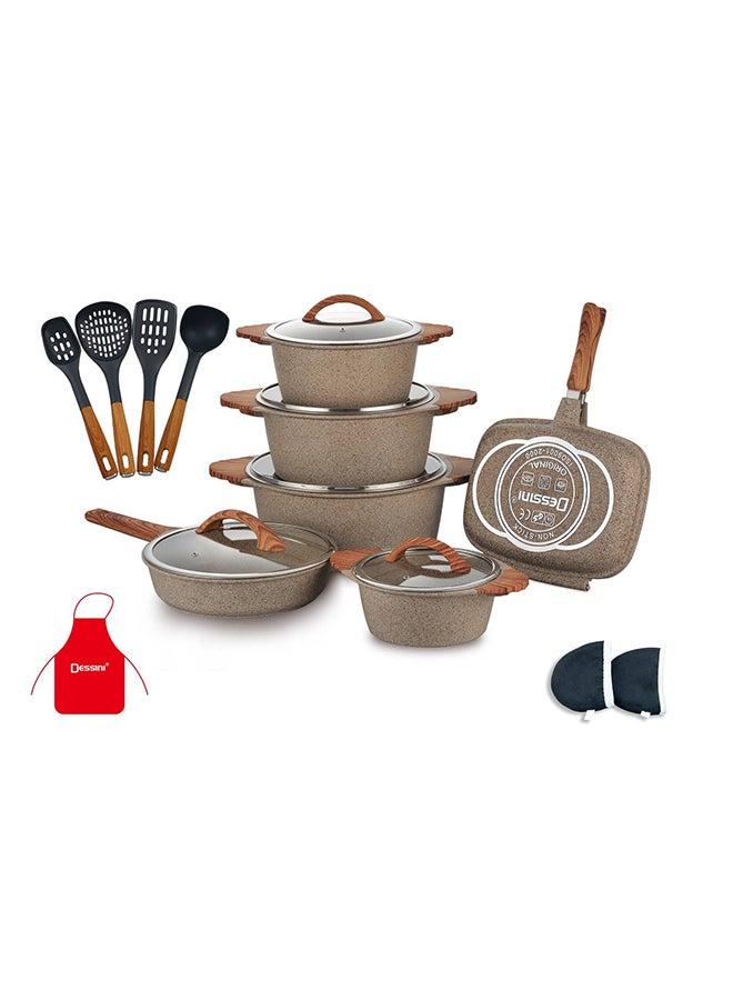 DESSINI 19Pcs Granite Cookware Set 2060 - Image 1