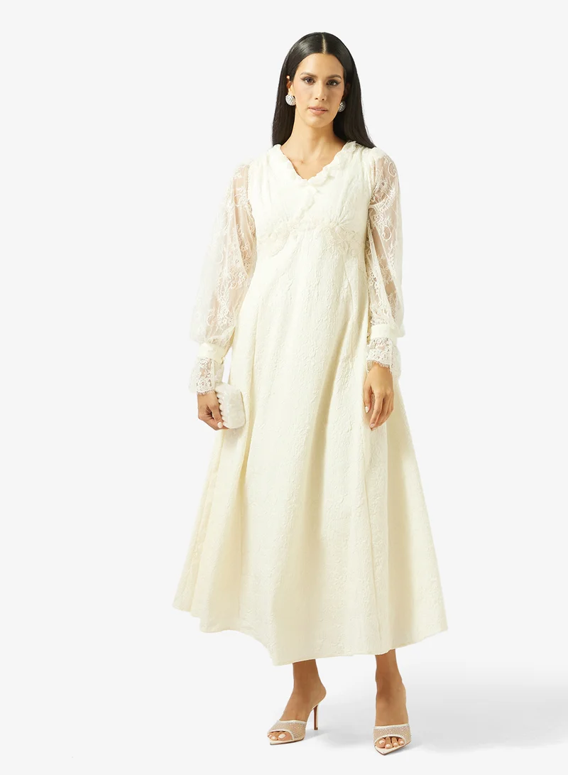 Khizana  Lace A-line Dress for Women | Best Price UAE