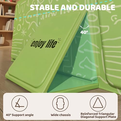 Wanchouse Collapsible Baby Bathtub for Newborn to Toddler, Foldable Toddler Bathtub with Drain Plug, Non-Slip Portable Infant Bath Tub for Travel, Storage & Outdoor Use, Green - Image 4