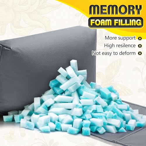 1 MIDDLE ONE Recliner Pillow, Memory Foam Head, Headrest and Neck Pillow for Recliner Chair, Small Neck Support for Office Chair (Grey) - Image 4