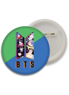 D2c D2C Plastic Premium BTS Round Pin Button Badge - Perfect for Boys, Girls, Men & Women | Trendy KPOP Batches for Bags, Backpacks | Ideal Birthday Gift | Size 58mm Multicolor (0+Years) Pack of 5 D11  - Image 2