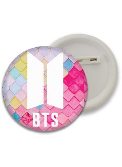 D2c D2C Plastic Premium BTS Round Pin Button Badge - Perfect for Boys, Girls, Men & Women | Trendy KPOP Batches for Bags, Backpacks | Ideal Birthday Gift | Size 58mm Multicolor (0+Years) Pack of 5 D11  - Image 3