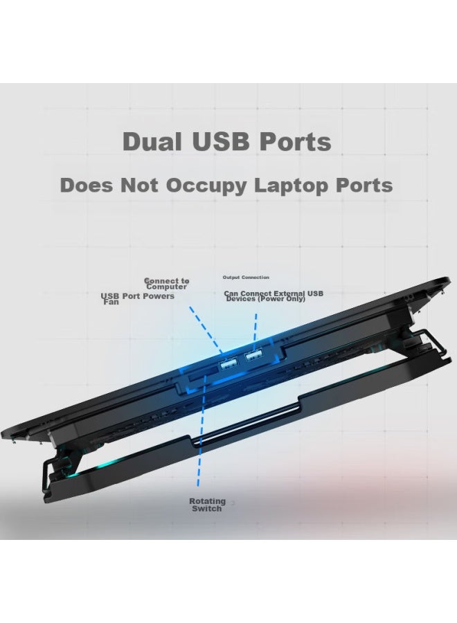 Suohuang 023 Laptop Cooling Pad, Gaming Laptop Stand, Adjustable Speed Fan Base, Cooling Pad For Xiaoxin Pro14 - Image 2