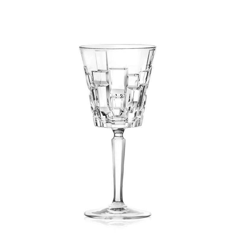 RCR Cristalleria Italiana ETNA Crystal Wine Goblet Glass Set of 6 280 ml Italy Made - Image 1