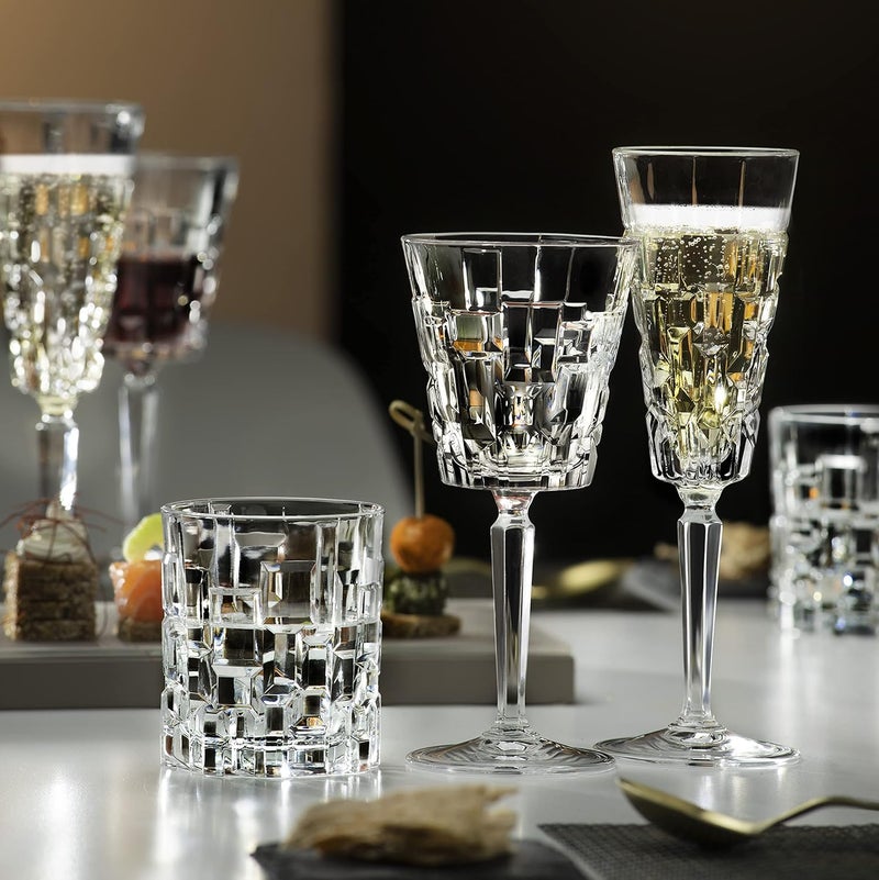 RCR Cristalleria Italiana ETNA Crystal Wine Goblet Glass Set of 6 280 ml Italy Made - Image 2