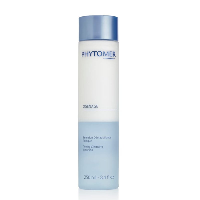 PHYTOMER Ognage Toning Cleansing Emulsion  Dual Action Face Cleanser Removes Makeup and Tones in One  Purifying Soothing AntiAging Facial Cleanser  250ml