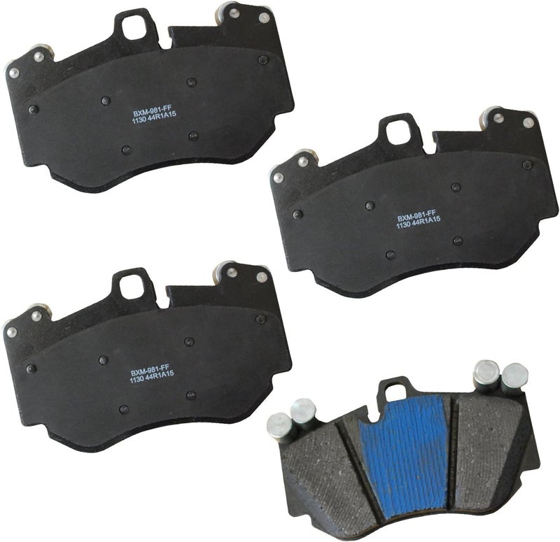 Bendix Premium SBM1130 Semi-Metallic Front Brake Pads for Audi R8 2012, R8 2015, R8 2018-2017, RS5 2013, RS5 2015, Porsche Cayenne 2006-2003, Cayenne 2010-2008 - Image 1