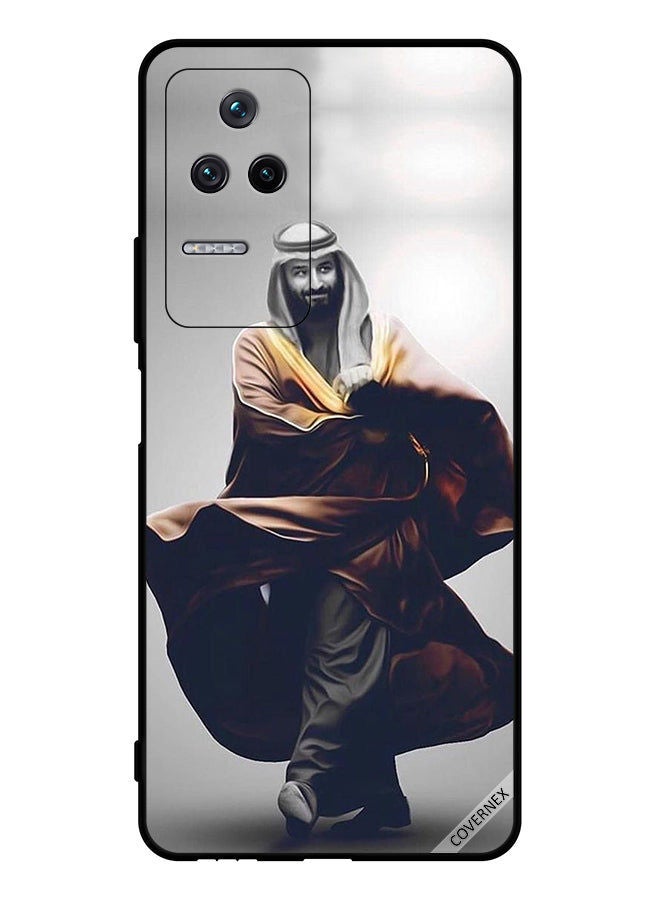 Covernex Protective Case Cover For Xiaomi PocoF4 5G Muhammad Bin Salman Walking - Image 1