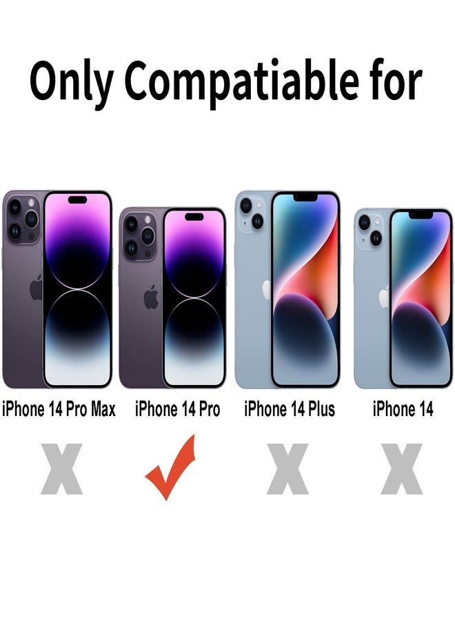 TENOC Phone Case Compatible for iPhone 14 Pro, Clear Case Shockproof Protective Bumper Slim Cover for 6.1 Inch 2022 Release - Image 2