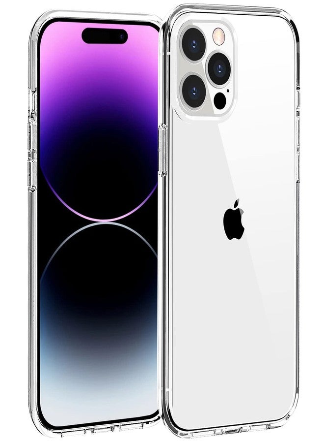 TENOC Phone Case Compatible for iPhone 14 Pro, Clear Case Shockproof Protective Bumper Slim Cover for 6.1 Inch 2022 Release - Image 1