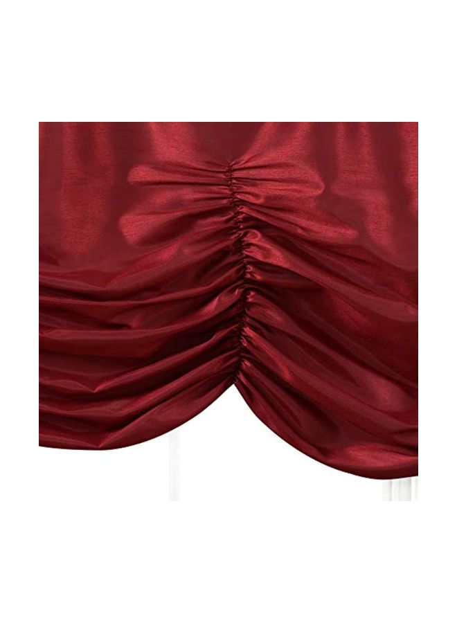 Lush Decor Estate Garden Valance, Red - Image 4