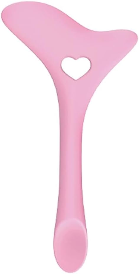 Skone Cosmetics Eyeliner Stencil Mascara Shield Applicator Guard Lipstick and Face Cream Application Aid Easy to Use Multifunctional Eyeliner Aid Stencil Tool Guide for Beginners Experts Pink