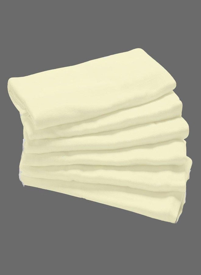ans Nappy Cloth Set of White Soft Pure Cotton and Highly Absorbent (70x70 cms) (12 Piece Size 70 x 70 cms) - Image 3