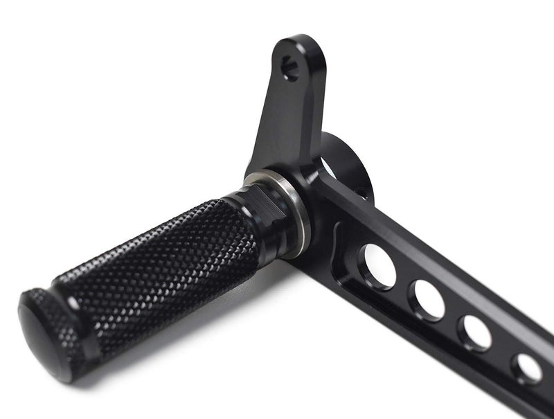 DKMOTORK 0051 Motorcycle Rearsets Forward Controls Cafe Racer CNC Aluminum Alloy 1 Pair Black (It may need to be modified to be suitable) - Image 5