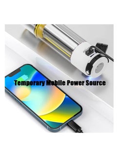 KASTWAVE Multifunctional Super Bright Long Distance Rechargeable Flashlight, LED Flashlight, Powerful Tactical Torch Light, Outdoor Waterproof Focus Zoomable Flash Light, Pocket Flashlight for Camping Hiking  - Image 3
