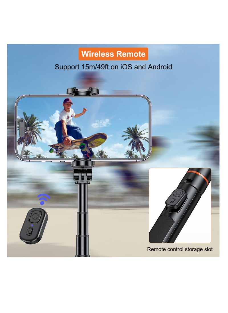 VRIG VRIG 63" Newest Phone Tripod&Selfie Stick for iPhone,Integrated Selfie Stick with Bluetooth Shutter,Cell Phone Tripod Stand for Video Recording Compatible with iPhone 16/15/14/13/all  - Image 5