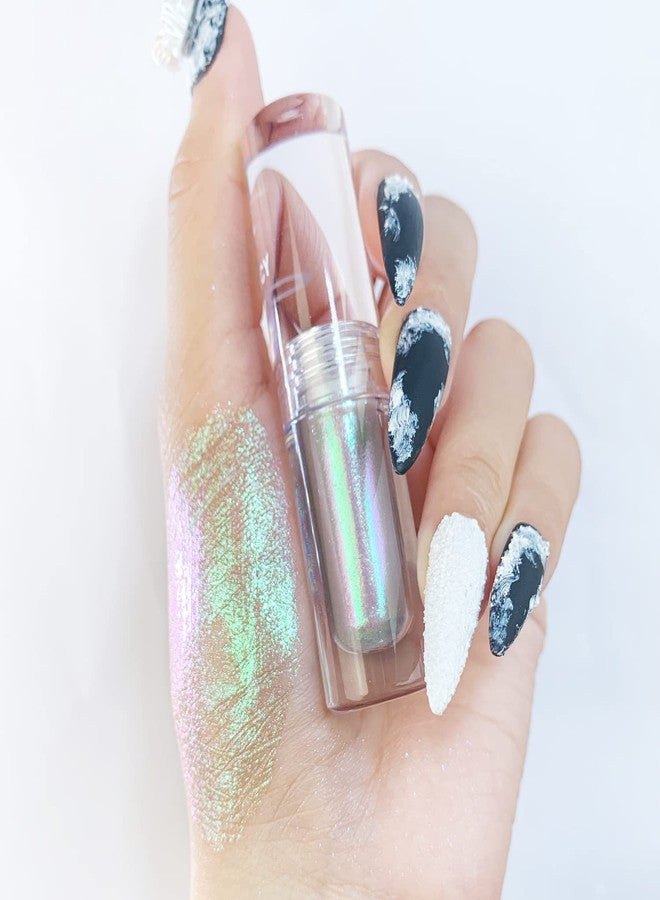 CHARMACY Liquid Duochrome Eyeshadow, Multi-Dimensional Eye Looks, Long Lasting Glitter Eye Shadow Sets Metallic Pigments, Quick Drying, Sparkling Shiny Eye Makeup for Beginners, 1.6g (#14) - Image 3