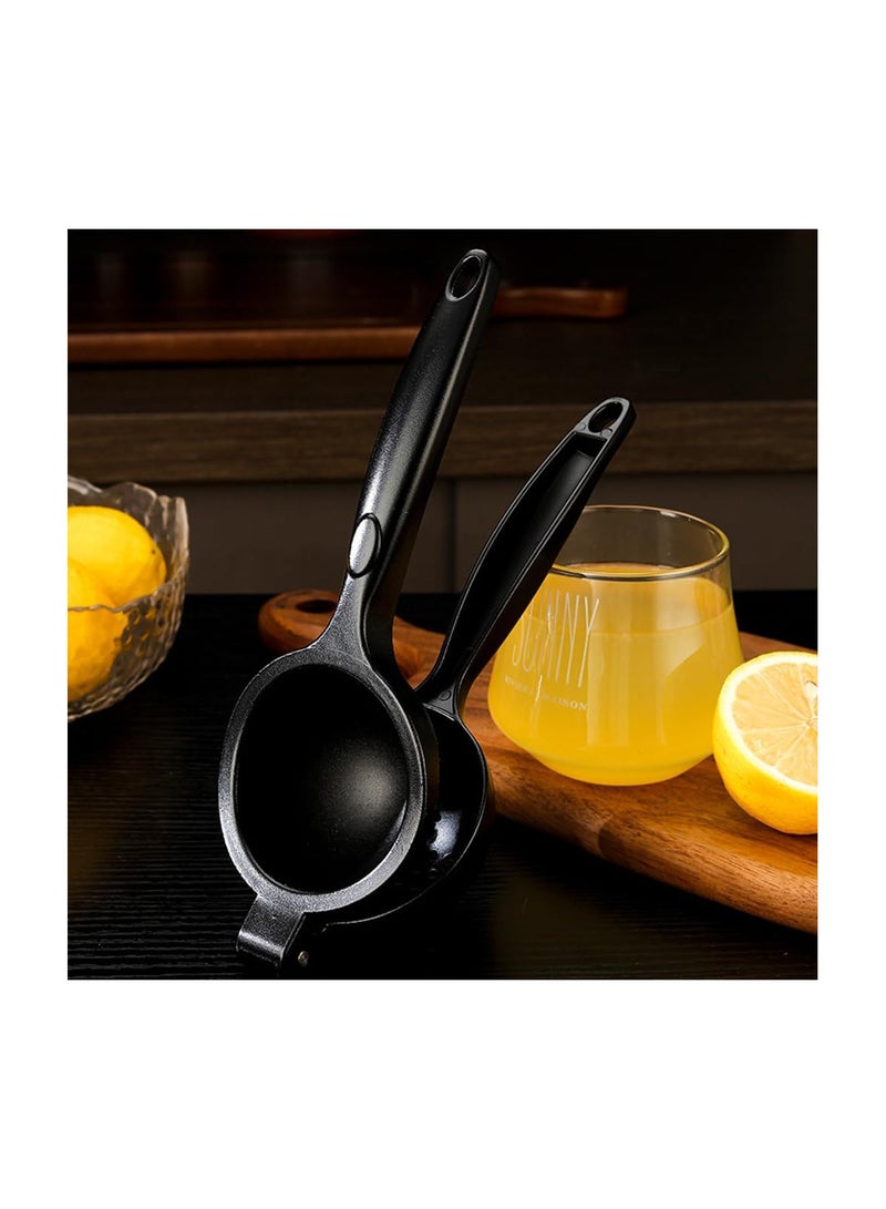 عصارة ليمون بلاستيكية عالية الجودة، عصارة برتقال مزدوجة المفعول، عصارة ليمون وبرتقال، بدون لب أو بذور، عصارة يدوية متينة، عصارة فواكه، ألوان متنوعة 033004 - Image 1