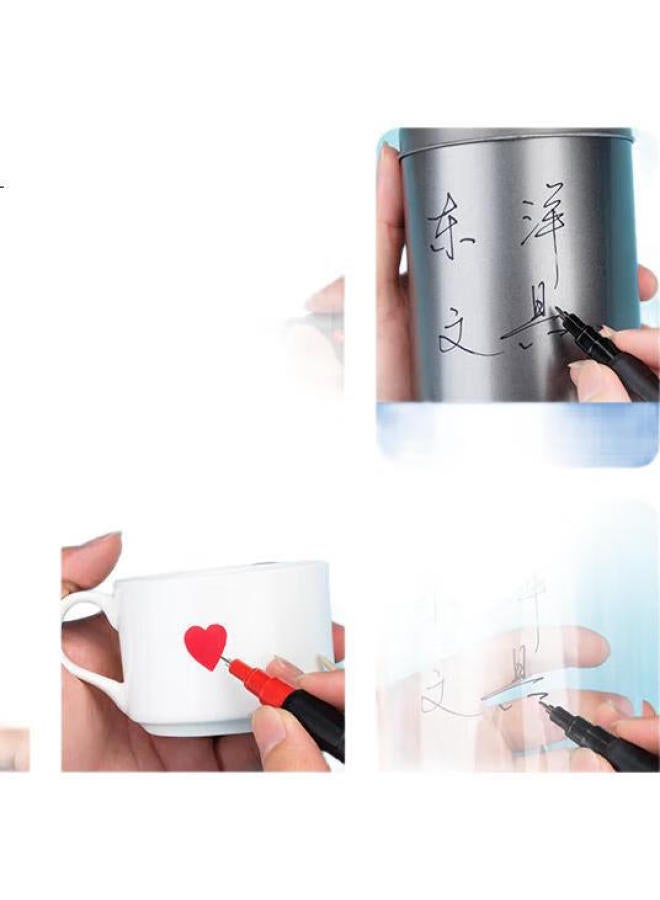 Toyo Sa203 0.7Mm Oil-Based Needle Tip Paint Pen Marker Pen Signing Pen Writing Length 1000M 12Pcs/Box Blue - Image 3
