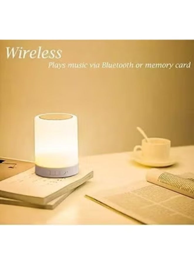 Touch-Control Bluetooth Speaker – 6 Color Adjustable Light colors switching, Gift Idea for Women Men Teens Kids - Image 5