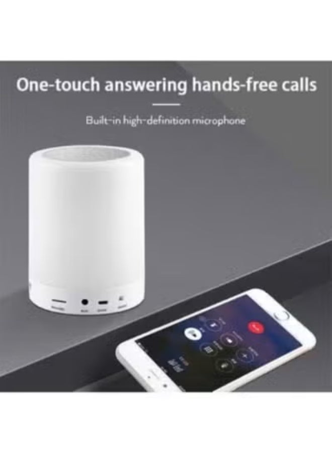 Touch-Control Bluetooth Speaker – 6 Color Adjustable Light colors switching, Gift Idea for Women Men Teens Kids - Image 2