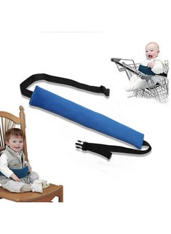 Safe-O-Kid Newly Launched-Baby Chair Safety Seat Strap Baby, Feeding Safety Seat Belt For Travel/Home-Blue,1 Count  - Image 1