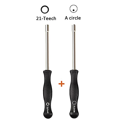 HUSWELL 21-Teeth Splined + A-Circle Carburetor Adjustment Tool Screwdriver Kit, Carburator Adjusting Small Engine Carb Tune up Tool Kit, Carburetor Adjuster Tool - Image 2