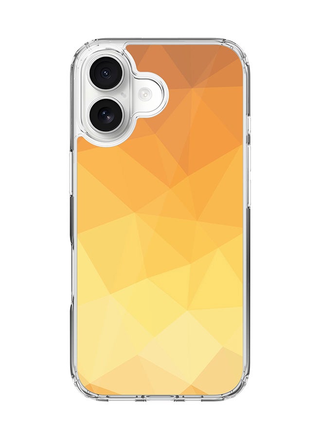 Stylizedd Classic Clear MagSafe Case for iPhone 17 , Hybrid Soft Case Flexible Edges Anti Drop TPU PC Gel Thin Transparent Cover [ Designed for iPhone 17 ] - Gold Bar Full Print