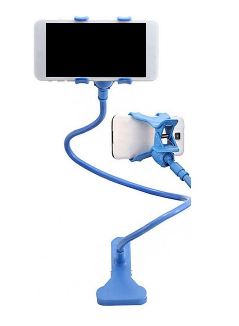LEDIN Universal Long Arm Lazy Mobile Phone Flexible Gooseneck Stand Holder Clip Bracket for iPhone Samsung HTC LG Sony Nokia(Blue) - Image 4