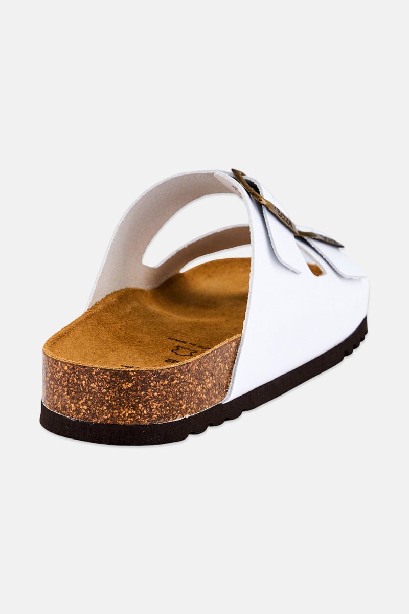 Scholl صنادل جوليان للرجال، بيضاء - Image 2