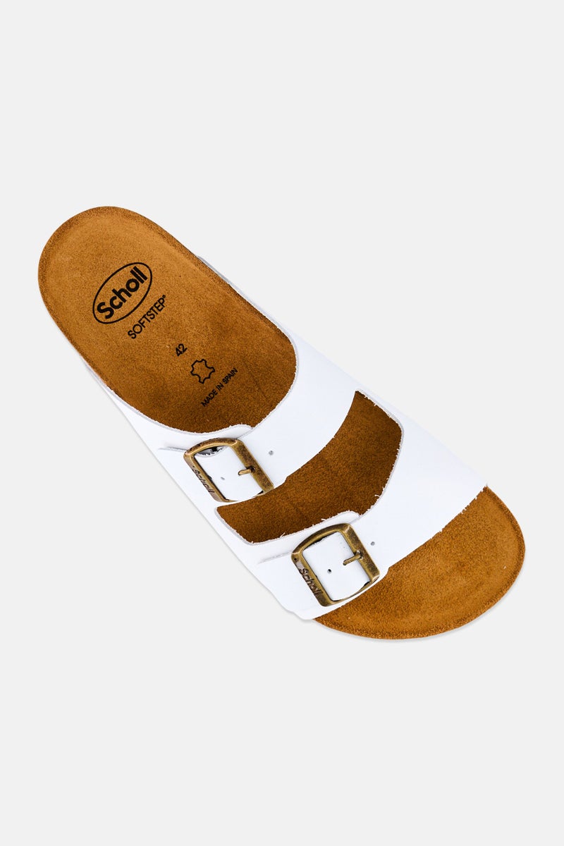 Scholl صنادل جوليان للرجال، بيضاء - Image 4