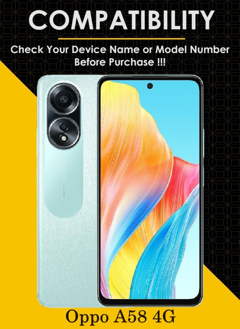 AINA 3 Pieces Tempered Glass Screen Protector 5D Designed For Oppo A58 4G Full Glue Edge to Edge Full Screen Coverage And Bubble Free - Image 3