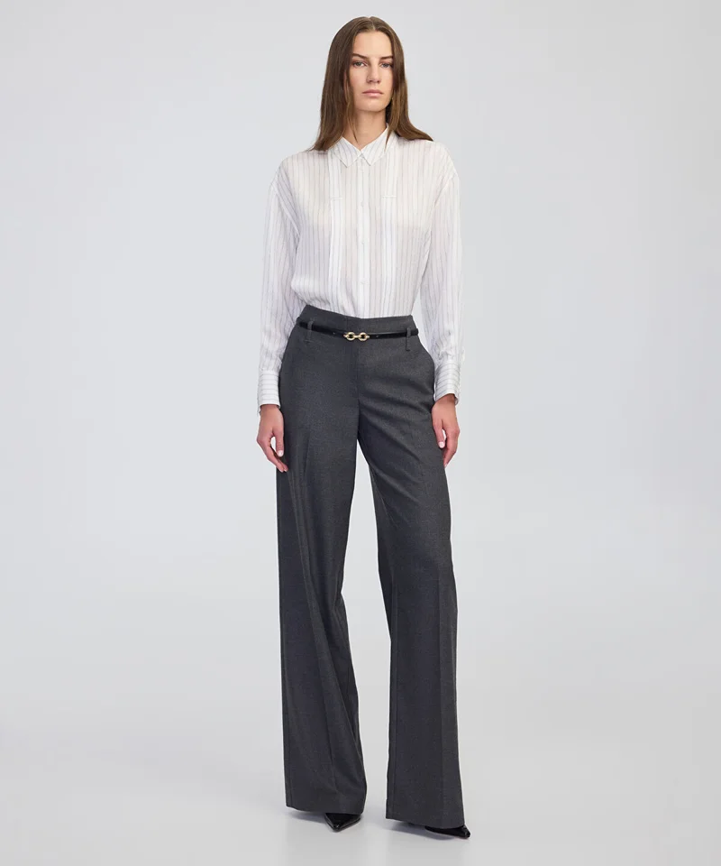 Ipekyol Striped Shirt with Tie-Scarf