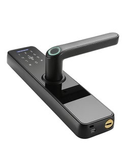 WAFU WAFU Tuya Fingerprint Lock Indoor Electronic Lock Smart Fingerprint Password Card Mechanical Key Touchscreen Keypad Office Door Lock for Home Hotel Office Door  - Image 2