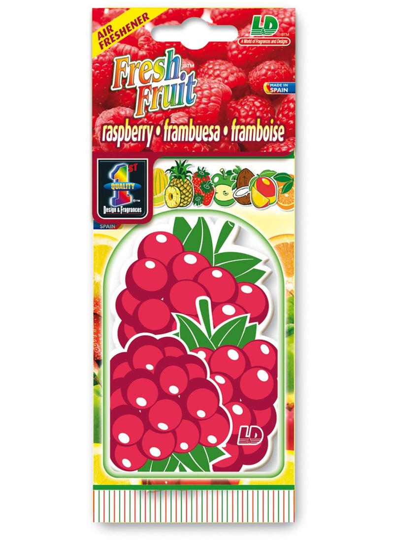 L&D Raspberry Perfume Exhibitor Paper Air Freshener Spain 