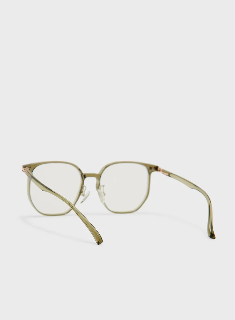 Robert Wood Anti Blue Lens Angular Laptop Optic Glasses