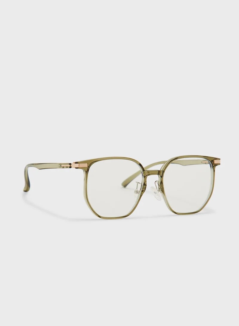 Robert Wood Anti Blue Lens Angular Laptop Optic Glasses