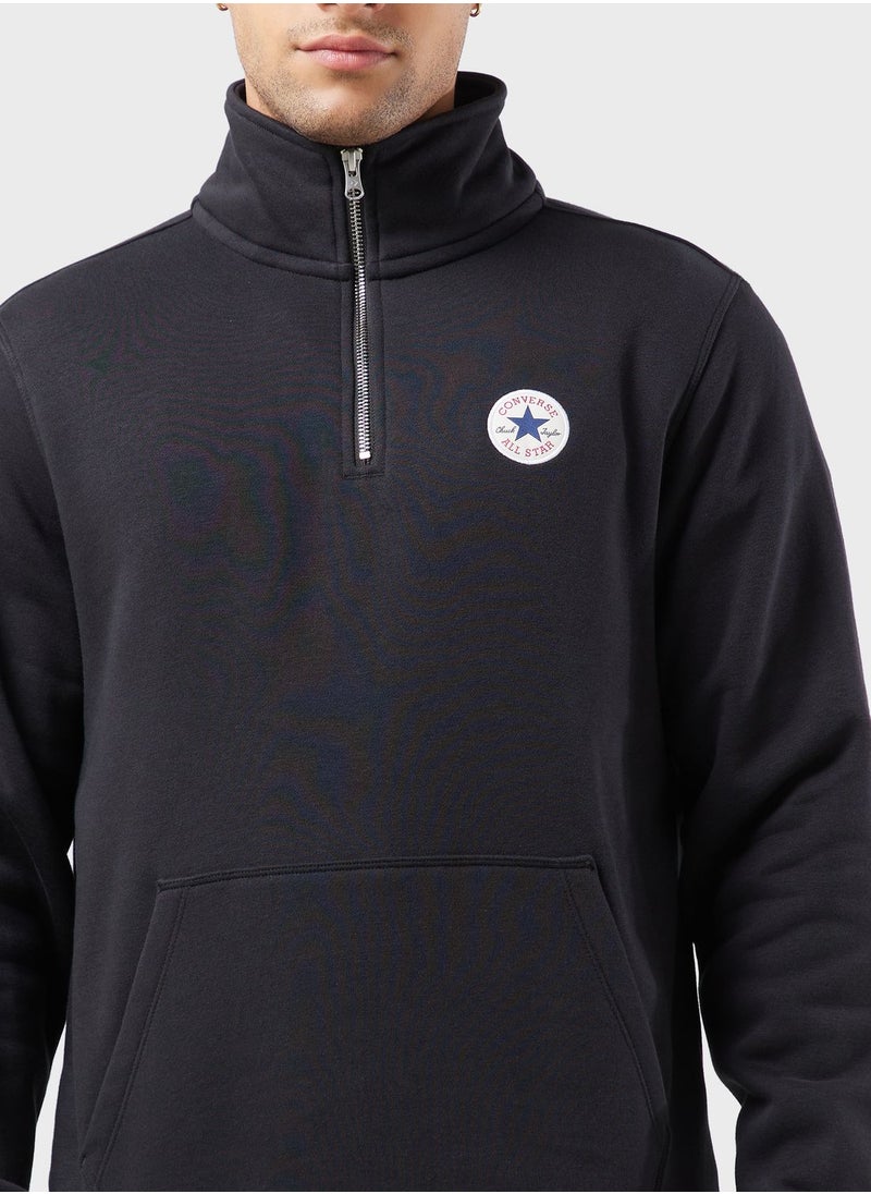 CONVERSE - All Star Retro Quarter Zip - Image 1