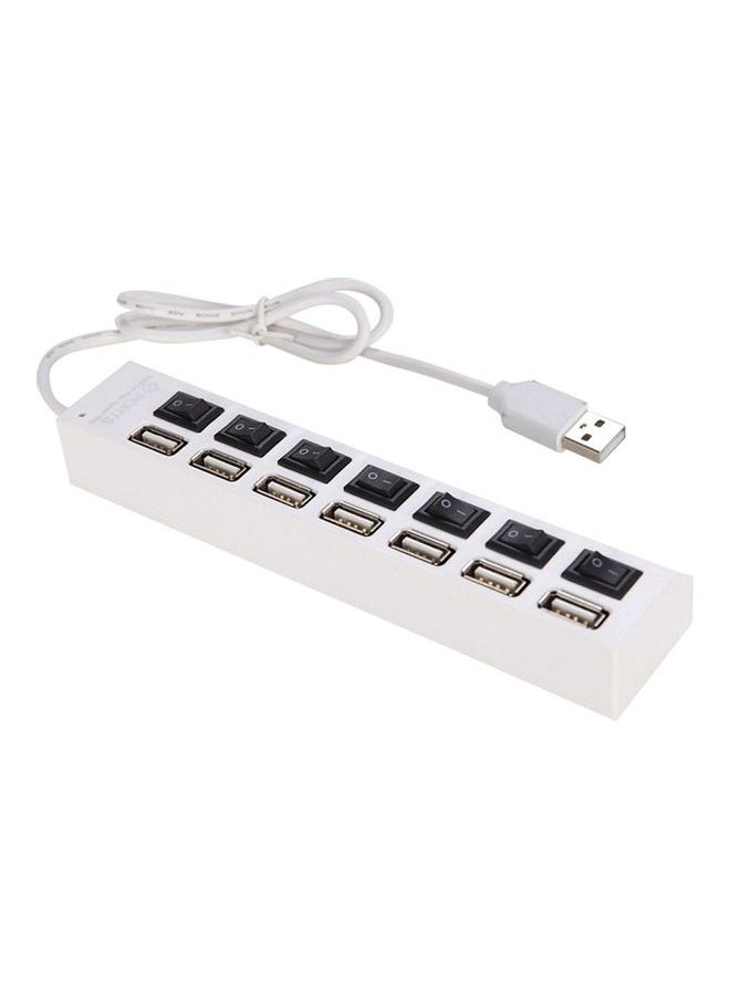 نيبمينينت - موزع ب7 منافذ USB أبيض - Image 1