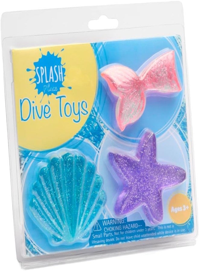 Splash Place Pool Dive Toys | Ages 3+, Diving Toys, Pool Sinking Toys, Swimming Accessories (Mermaid Cove) - Image 1