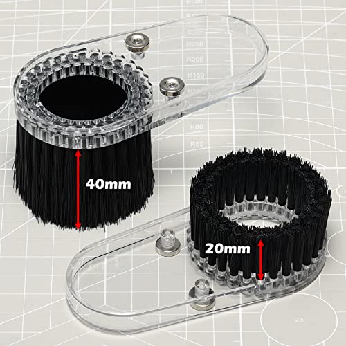 Genmitsu CNC Dust Shoe ABS Cover Cleaner for 3018 Series CNC Router/CNC Machines with a 42mm Diameter Motor, Hose Adapter Outer Diameter 38mm (1.5″), Transparent - Image 3