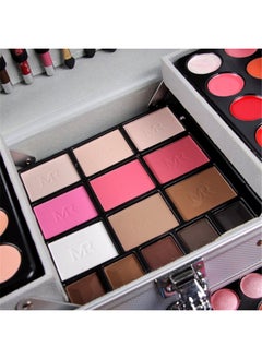 Pure Vie Pure Vie All-in-One Holiday Makeup Gift Set Xmas Essential Starter Bundle Include Eyeshadow Palette Lipgloss Concealer Blush Eyebrow Foundation Face Powder Eyeliner Pencil  - Image 4