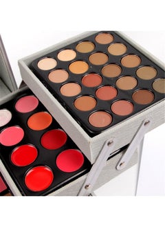 Pure Vie Pure Vie All-in-One Holiday Makeup Gift Set Xmas Essential Starter Bundle Include Eyeshadow Palette Lipgloss Concealer Blush Eyebrow Foundation Face Powder Eyeliner Pencil  - Image 3