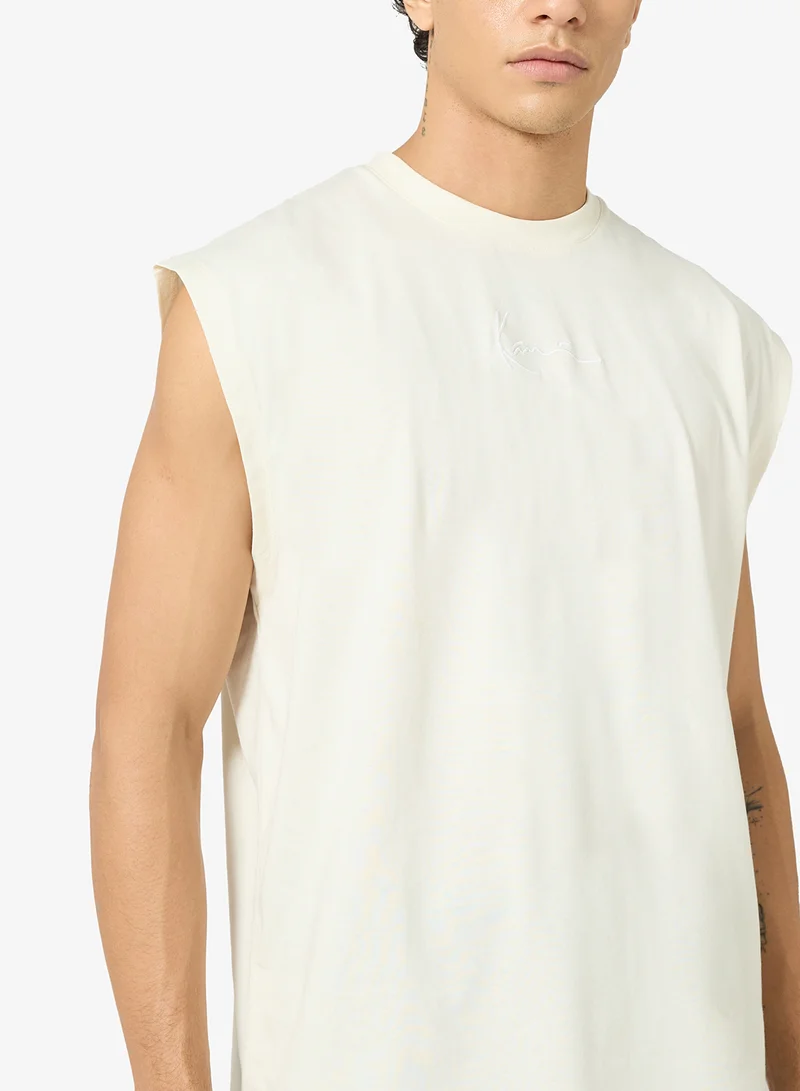 Karl Kani  Small Signature Essential Sleeveless T-Shirt for Men | Best Price UAE