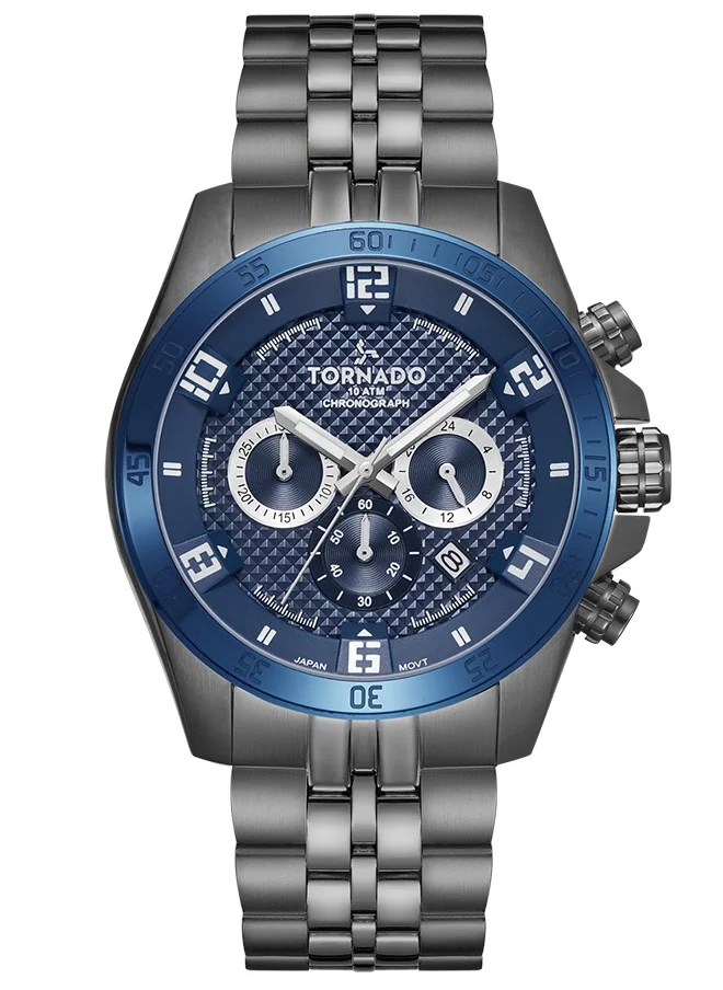 TORNADO Tornado Spectra Men's Chronograph Blue Dial Watch - T3149B-XBXL