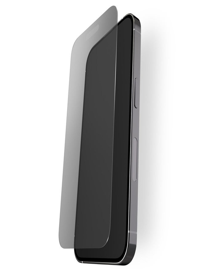 BodyGuardz Pure 3 Privacy Screen Protector for iPhone 15 Pro Max/iPhone 15 Plus, 2-Way Privacy Technology With Durable 9H Anti-Spy Tempered Glass, Easy Installation, Case-Friendly - Image 1