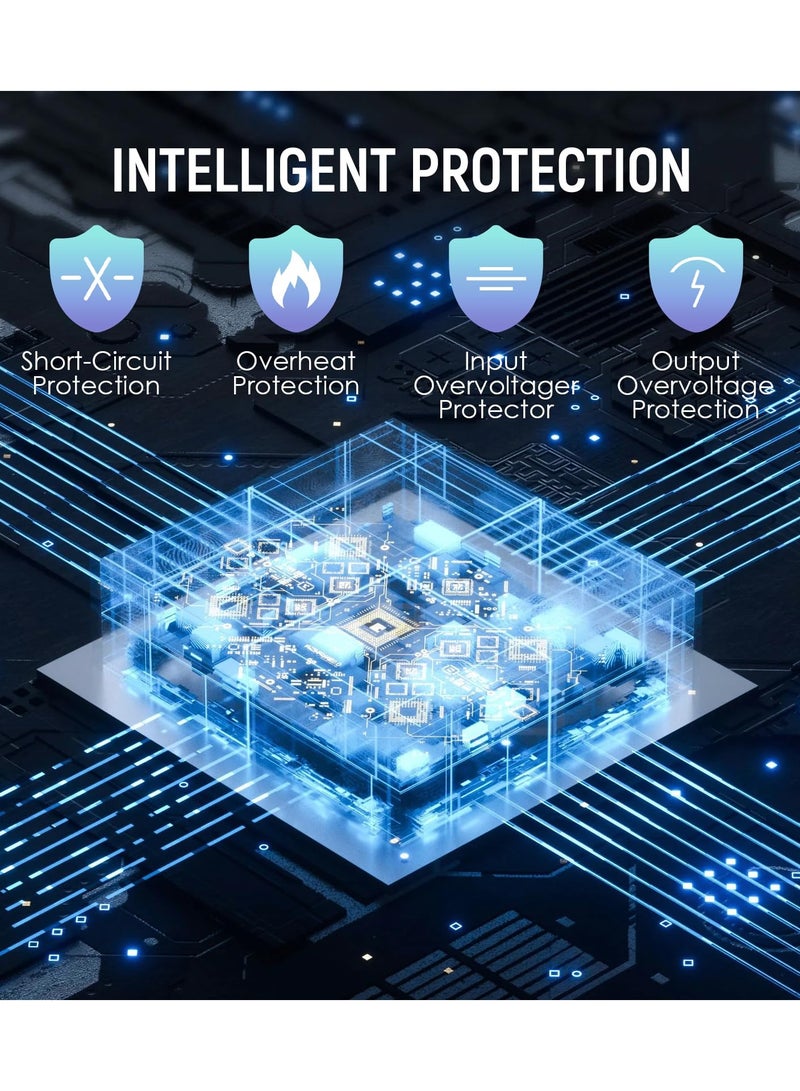 PSVR2 Cooling Stand, PS VR2 Charging Station for PSVR 2  PS-5 with 5 Charging Magnetic Port, 2 Cooling Fan＆Indicator Light - Image 5