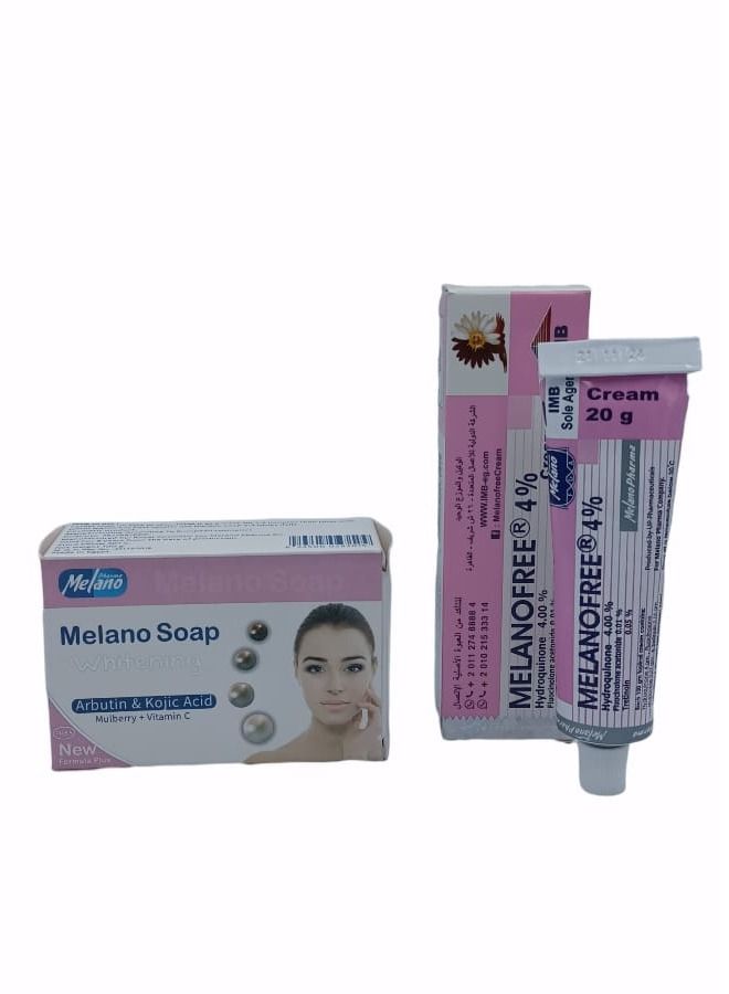 Melano cream and soap whitening skin - Image 1