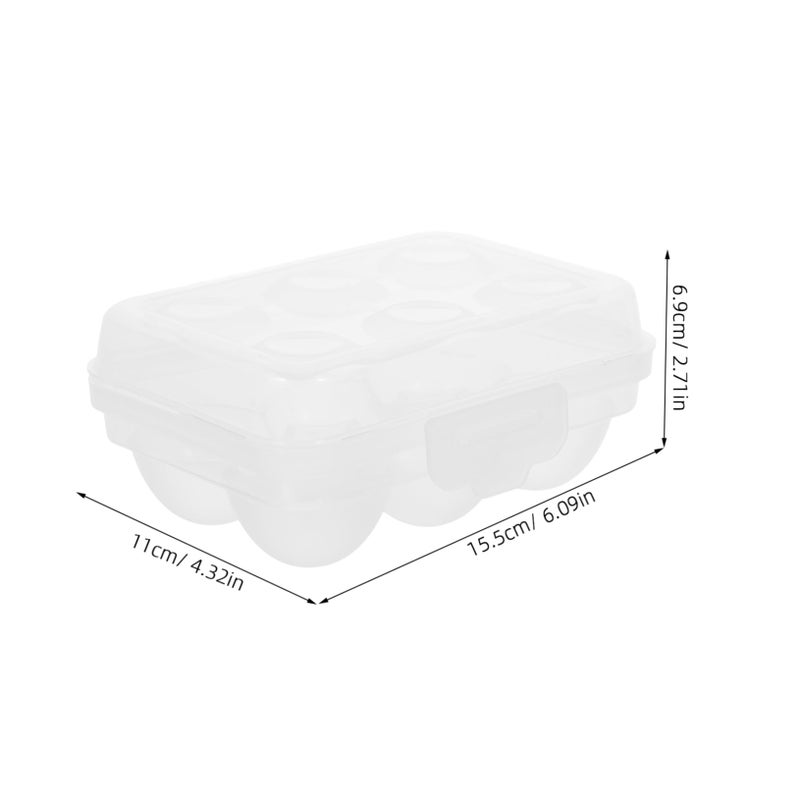 Shockproof Portable Egg Holder Container For Camping Picnic Outdoor Freshness Storage - Image 3