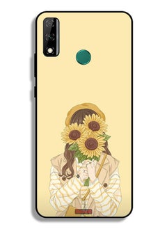 Tolwak Huawei Y8s Protective Case Cover Hide Face With Sunflowers  - Image 2